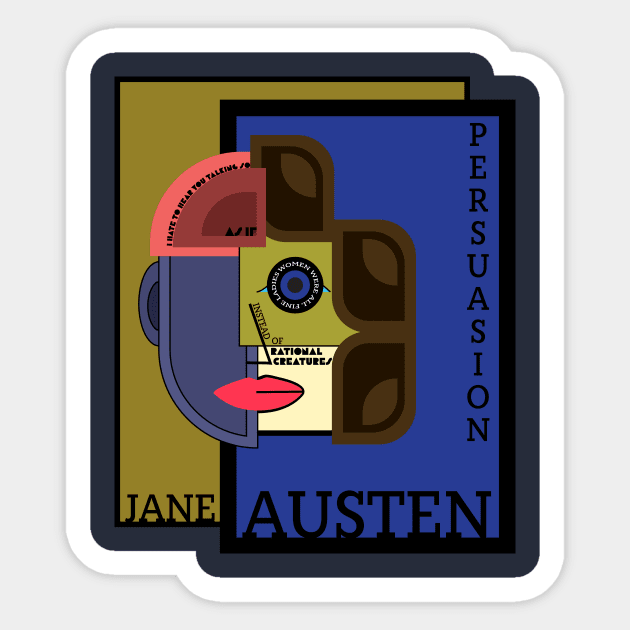 Jane Austen Persuasion - Rational Creatures Sticker by Cosmic-Fandom